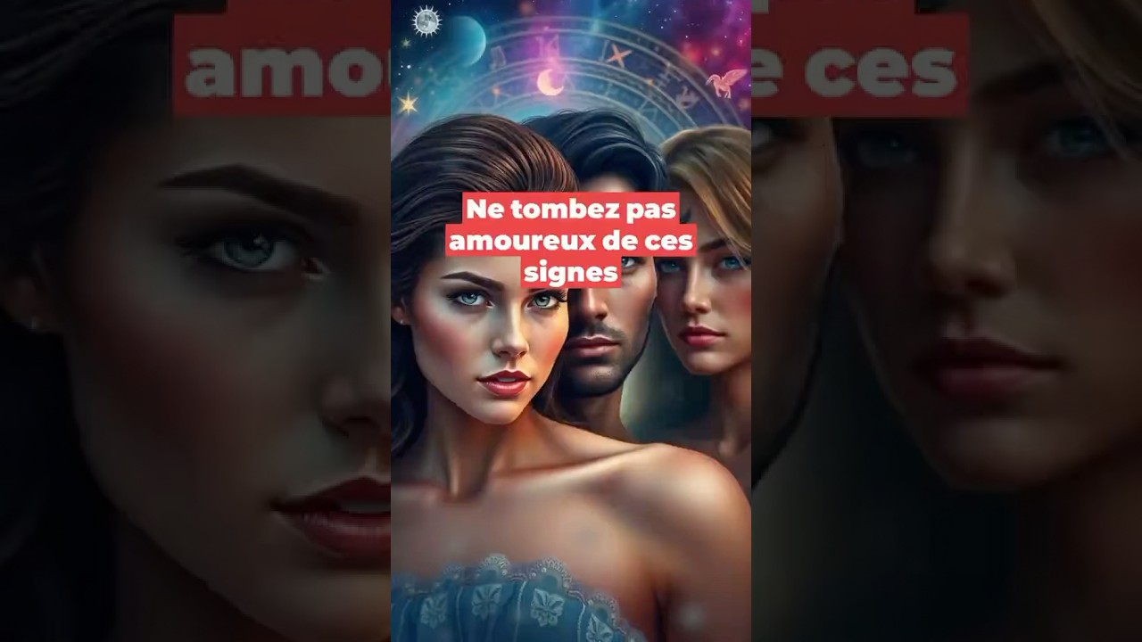 Ne tombe jamais amoureux de ces signes du zodiaque. #zodiaque #astrologie #horoscope