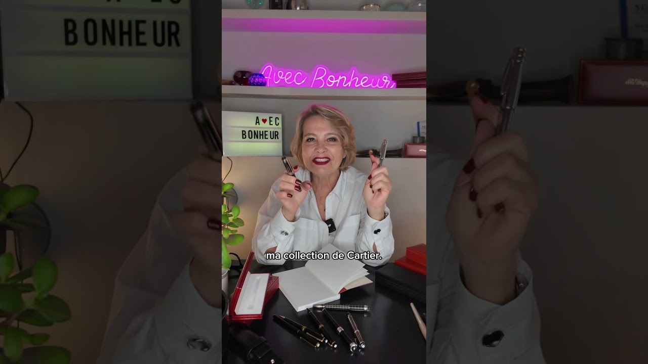 Stylos Plume de Luxe : Cartier, Montblanc, S.T. Dupont. Le plaisir d'écrire autrement🥰
