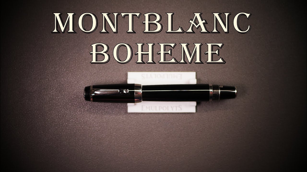 Stylo-plume MontBlanc Boheme: présentation, essai et avis