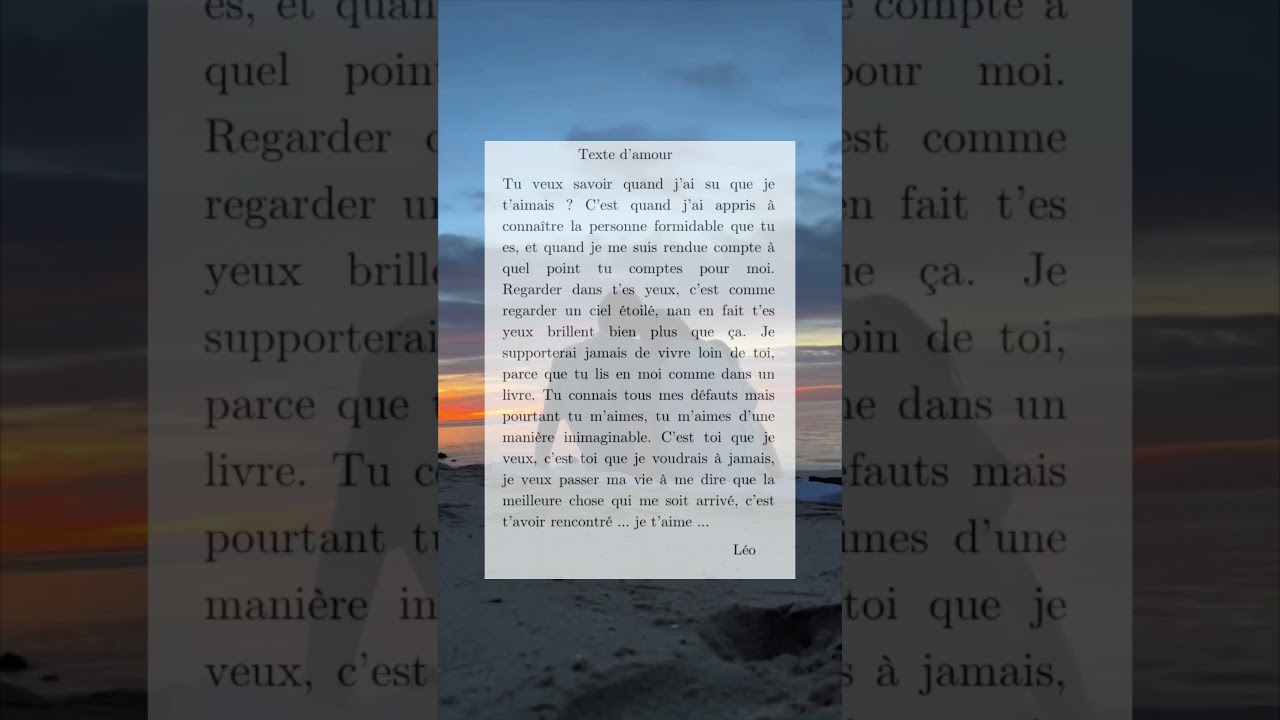 Citation amour #pourtoi