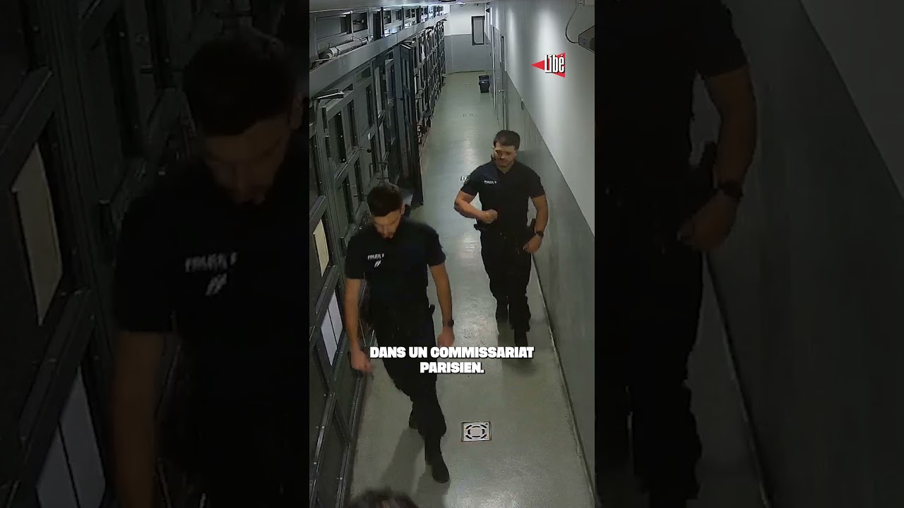 Les images de violences policières dans un commissariat parisien