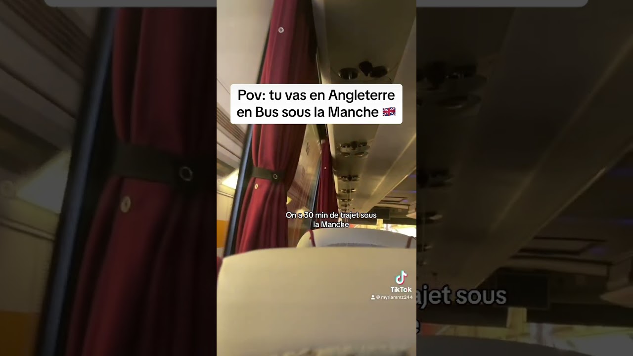 POV : tu va en Angleterre en Bus sous la Manche #angleterre #pourtoi #fyp  #eurotunnel 🇬🇧