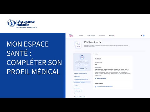 Mon espace santé | Comment compléter et partager votre profil médical ?