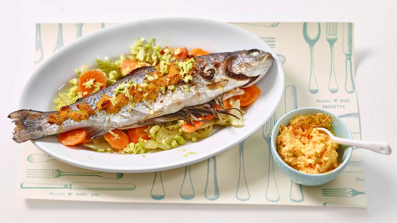 Truite au four et beurre carotte - Recette de Betty Bossi