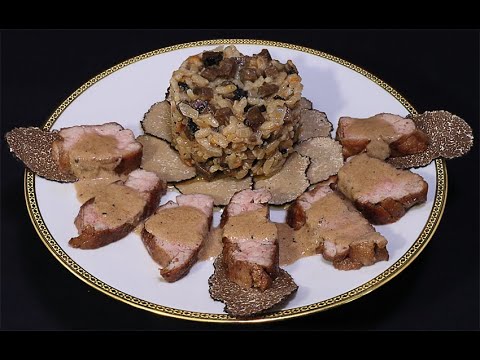 Ris de veau et risotto aux truffes fraîches d'été