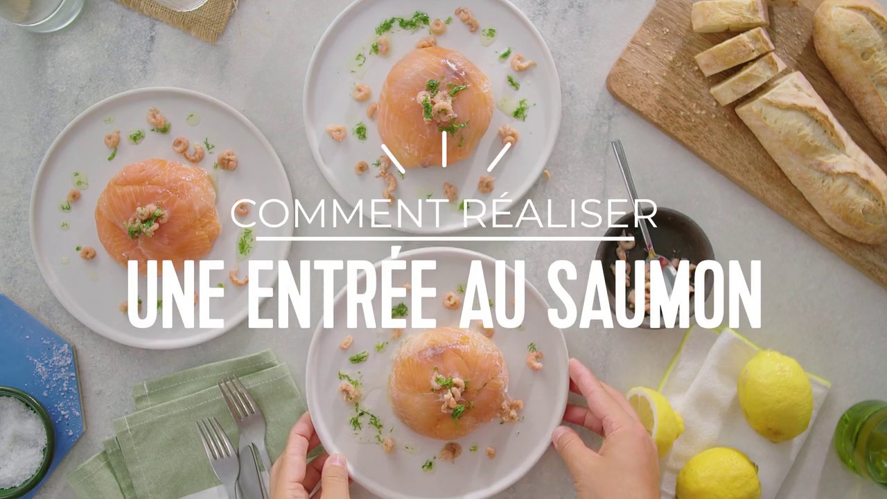 Idée recette : faire une entrée facile au saumon