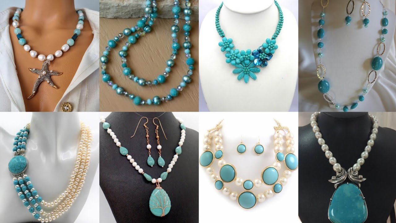 Turquoise and Pearls🤩A Jaw-Dropping Necklace Collection You Must See!
