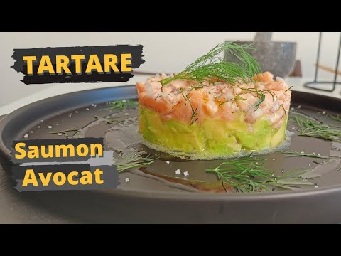 Recette gastronomique FACILE - RAPIDE - PAS CHERE : Tartare Saumon avocat
