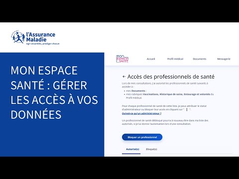 Mon espace santé | Comment gérer les accès à vos données de santé ?