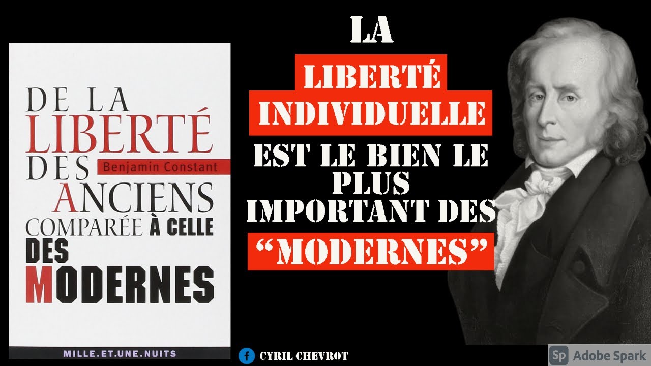 "De la liberté des anciens comparée à celle des modernes", par Benjamin Constant #philosophie