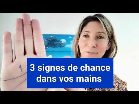 3 signes de chance dans vos mains