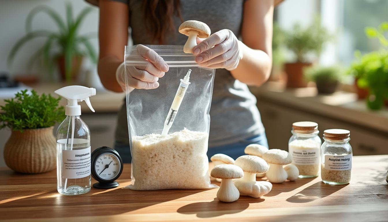 découvrez notre guide complet pour réussir la culture de champignons à domicile avec un kit facile à utiliser, des conseils pratiques et toutes les étapes indispensables pour une récolte abondante.